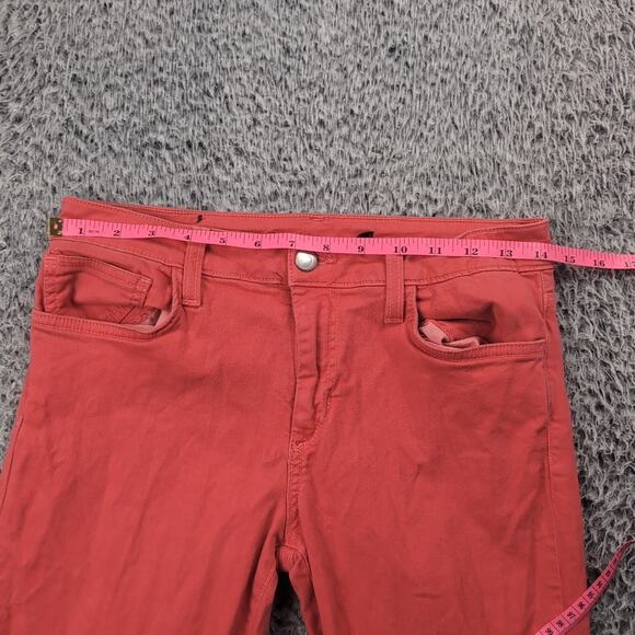 Joes Jeans Women 29 Pink Rocker Stretch Mid Rise Skinny Fit Denim Distressed - Picture 5 of 9